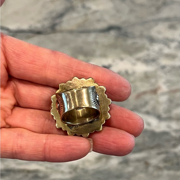 VIRGIN SAINTS & ANGELS VINTAGE SAN BENITO RING IN ROSE GOLD - Picture 6 of 11